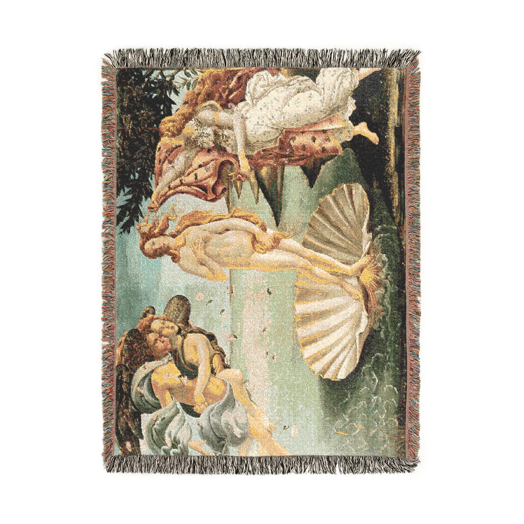 Sandro Botticelli - La nascita di Venere - Google Art Project - edited | Woven Tapestry Blanket