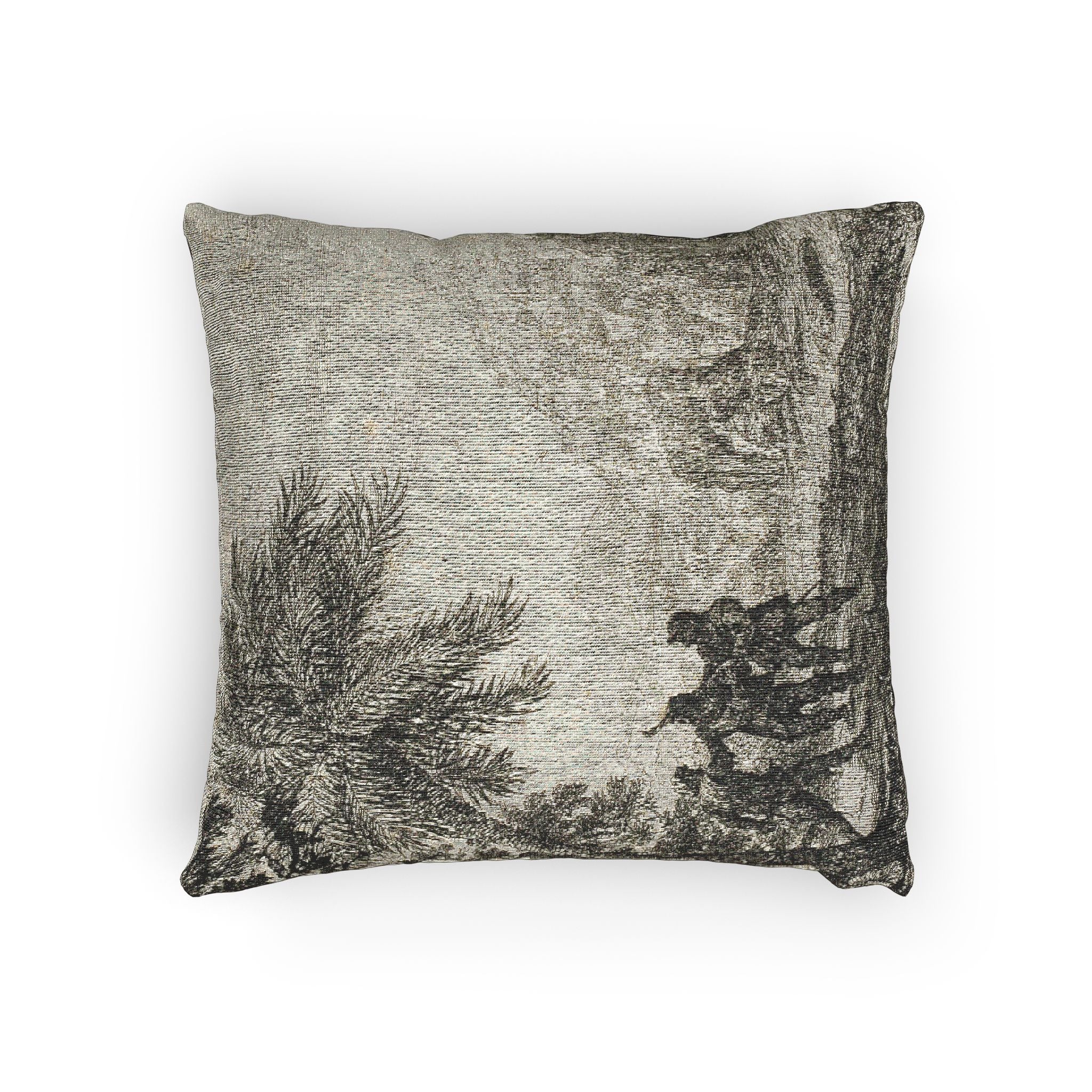 Claude Lorrain - Scene of Brigands | Woven Pillow