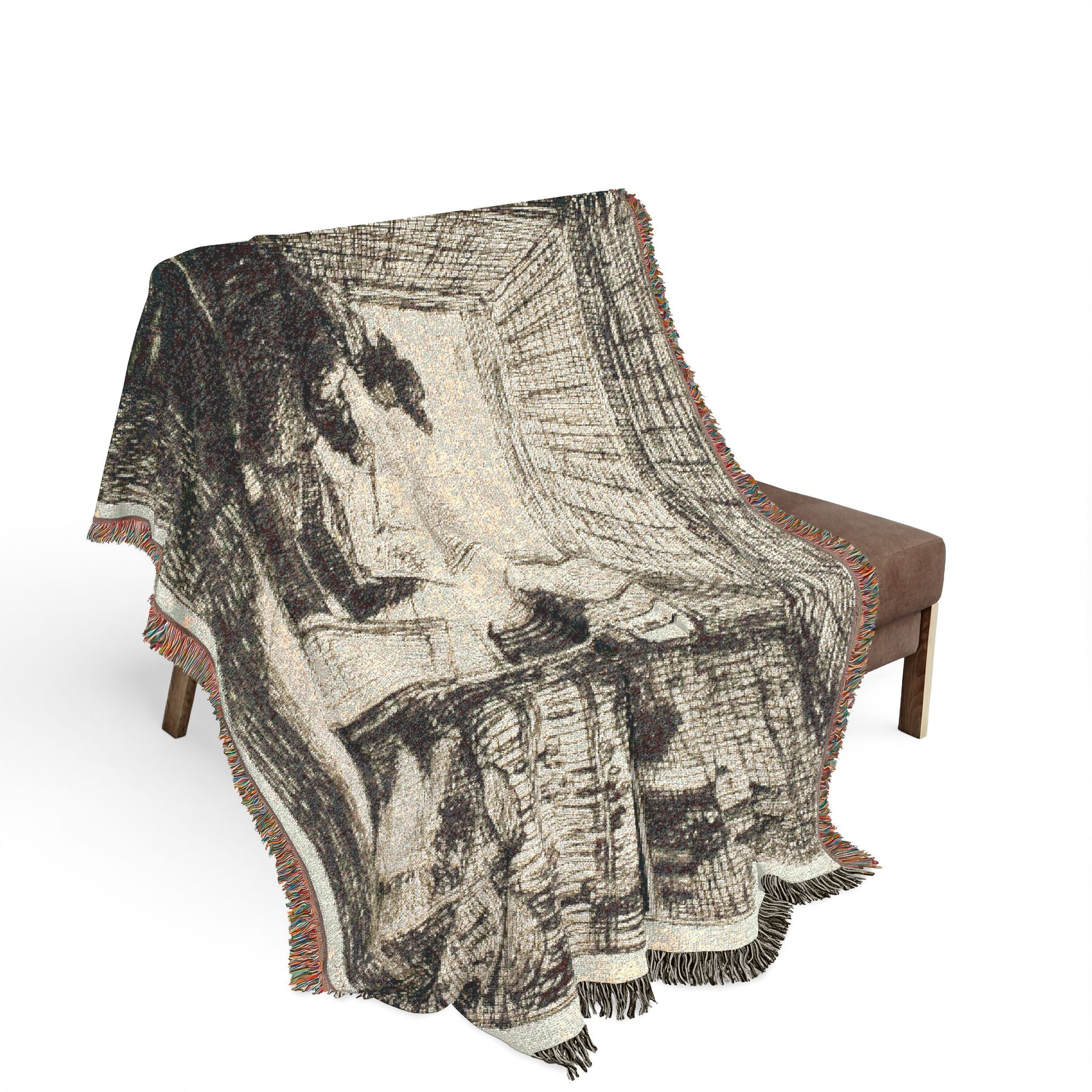 The Boat Studio Charles François Daubigny Tapestry Blanket
