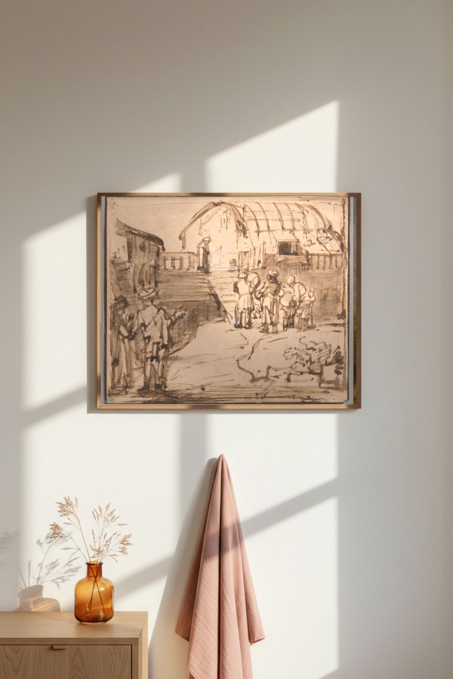 Framed room mockup