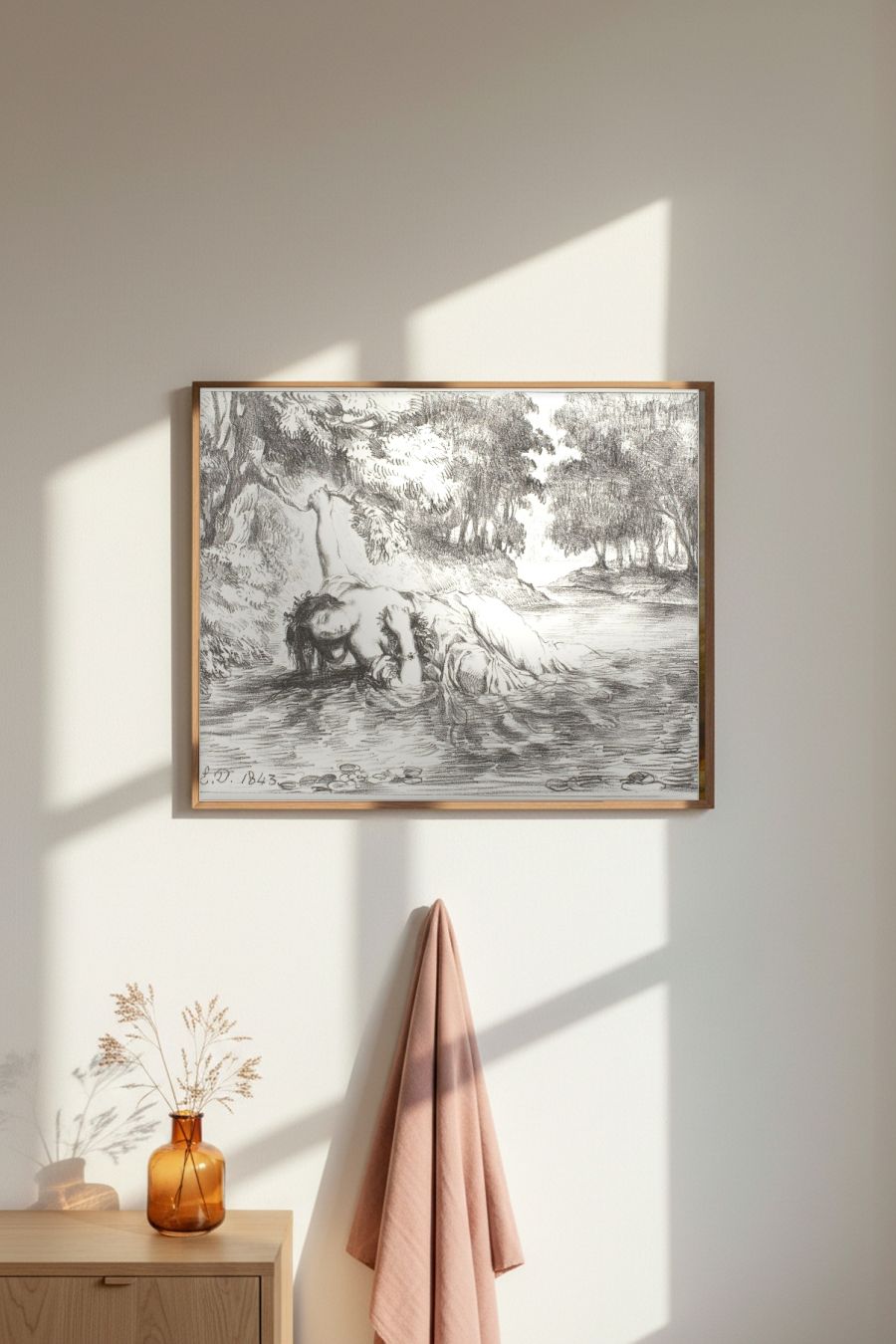 Framed room mockup